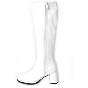 Gizelle Damen Gogo Kniehohe Stiefel, weiß, 40 EU Gizelle Damen Gogo Kniehohe Stiefel, weiß, 40 EU