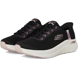 Skechers Damen Arch Fit 2.0 Easy Chic Slip-InTurnschuhe, Black Mesh/Rose Gold Trim, 38.5 EU Skechers Damen Arch Fit 2.0 Easy Chic Slip-InTurnschuhe, Black Mesh/Rose Gold Trim, 38.5 EU