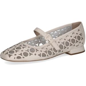CAPRICE Damen Ballerinas aus Leder, Gelb (Vanilla Comb), 38 CAPRICE Damen Ballerinas aus Leder, Gelb (Vanilla Comb), 38