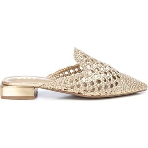 XTI Loafer mit Absatz Damen Gold Bequeme und vielseitige Schuhe Casual Mode Modell 14379501 (Größe 39) XTI Loafer mit Absatz Damen Gold Bequeme und vielseitige Schuhe Casual Mode Modell 14379501 (Größe 39)