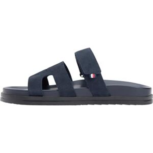 Tommy Hilfiger Verstellbare Premium-Wildleder-Sandalen FM0FM05774 für Herren, flache Sandalen, Blau (Desert Sky), 40 Tommy Hilfiger Verstellbare Premium-Wildleder-Sandalen FM0FM05774 für Herren, flache Sandalen, Blau (Desert Sky), 40