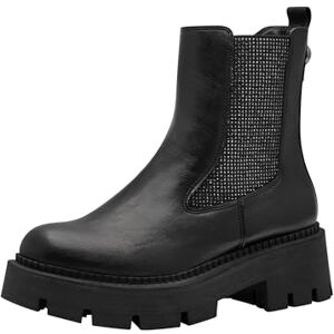 Tamaris Damen Chelsea Vegan; BLACK GLAM, EU 38 Tamaris Damen Chelsea Vegan; BLACK GLAM, EU 38