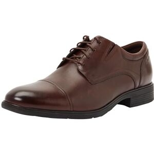Clarks Steadwell Lace Mens Dark Tan Lea, 6.5 Clarks Steadwell Lace Mens Dark Tan Lea, 6.5
