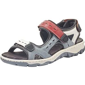 Rieker 68872, Damen Geschlossene Sandalen, Mehrfarbig (adria/bianco/rosso/schwarz), 41 EU (7.5 UK) Rieker 68872, Damen Geschlossene Sandalen, Mehrfarbig (adria/bianco/rosso/schwarz), 41 EU (7.5 UK)