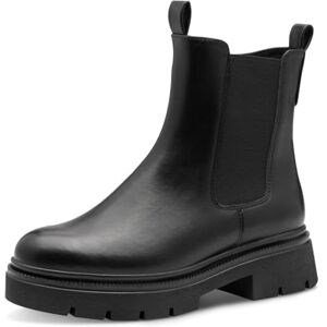 MARCO TOZZI Damen Chelsea Boots mit Reißverschluss Vegan, Schwarz (Black), 41 EU MARCO TOZZI Damen Chelsea Boots mit Reißverschluss Vegan, Schwarz (Black), 41 EU