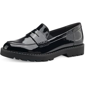 Tamaris Damen Loafer flach, schwarz, 38 EU Tamaris Damen Loafer flach, schwarz, 38 EU