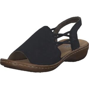 Rieker Damen 608d1 Sandalen Geschlossene Sandalen, Blau, 39 EU Rieker Damen 608d1 Sandalen Geschlossene Sandalen, Blau, 39 EU