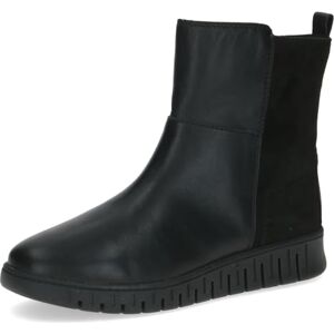 CAPRICE Comfort Damen Stiefeletten aus Leder Mehrweite H, Schwarz (Black Comb), 37 EU CAPRICE Comfort Damen Stiefeletten aus Leder Mehrweite H, Schwarz (Black Comb), 37 EU