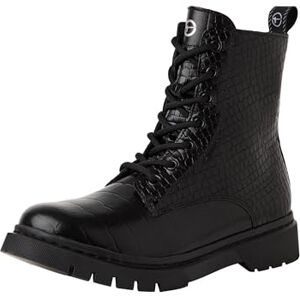Tamaris Damen Stiefelette Blockabsatz Wechselfußbett; BLACK STRUCTURE, EU 38 Tamaris Damen Stiefelette Blockabsatz Wechselfußbett; BLACK STRUCTURE, EU 38