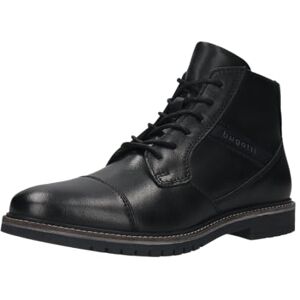 Bugatti Herren Schnür-Stiefeletten 3318373A4000-1000 Weite Normal Reißverschluss Glattleder Black 43 EU Bugatti Herren Schnür-Stiefeletten 3318373A4000-1000 Weite Normal Reißverschluss Glattleder Black 43 EU