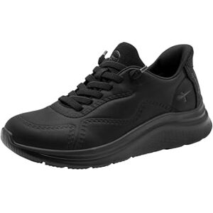 Tamaris Comfort Damen Step IN Sneaker flach zum Schlupfen Sportlich, Schwarz (Black), 40 EU Tamaris Comfort Damen Step IN Sneaker flach zum Schlupfen Sportlich, Schwarz (Black), 40 EU