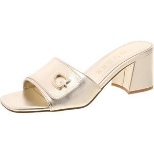 Guess Damen Gallai Sandale mit Absatz, Gold 710, 38.5 EU Guess Damen Gallai Sandale mit Absatz, Gold 710, 38.5 EU