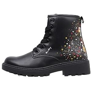 Geox Junior Girl J CASEY GIRL ANKLE BOOTS BLACK/MULTICOLOR 32_EU Geox Junior Girl J CASEY GIRL ANKLE BOOTS BLACK/MULTICOLOR 32_EU