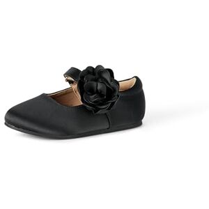 Amazon Essentials Mary Jane Flat Ballerinas, schwarzer Satin, Größe 36 Amazon Essentials Mary Jane Flat Ballerinas, schwarzer Satin, Größe 36