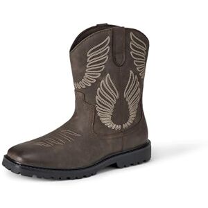 Amazon Essentials Western-Cowboystiefel mit quadratischer Zehenpartie, Braun, Größe 40 Amazon Essentials Western-Cowboystiefel mit quadratischer Zehenpartie, Braun, Größe 40