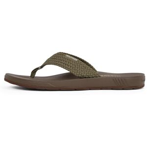 Tommy Hilfiger Herren Flip Flops Molded Web Beach Geflochtener Riemen, Grün (Army Green), 41 Tommy Hilfiger Herren Flip Flops Molded Web Beach Geflochtener Riemen, Grün (Army Green), 41