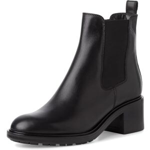 Tamaris Damen Chelsea Leder Blockabsatz bequem; BLACK, EU 36 Tamaris Damen Chelsea Leder Blockabsatz bequem; BLACK, EU 36
