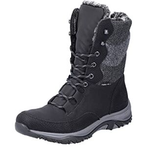 Rieker Damen Stiefel M9643-01, Schwarz Kombi,40 EU Rieker Damen Stiefel M9643-01, Schwarz Kombi,40 EU