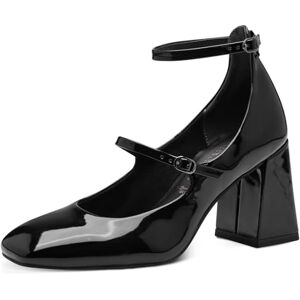 Tamaris Damen Pumps Blockabsatz Vegan; BLACK, EU 39 Tamaris Damen Pumps Blockabsatz Vegan; BLACK, EU 39