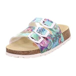 Superfit Mädchen Fussbettpantoffel Hausschuhe 1-800113 Sandale, Grün Mehrfarbig 7530, 31 EU Superfit Mädchen Fussbettpantoffel Hausschuhe 1-800113 Sandale, Grün Mehrfarbig 7530, 31 EU
