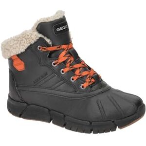 Geox Junior Boy J FLEXYPER BOY B ABX ANKLE BOOTS BLACK/ORANGE 30_EU Geox Junior Boy J FLEXYPER BOY B ABX ANKLE BOOTS BLACK/ORANGE 30_EU