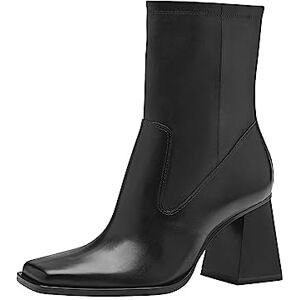 Tamaris Damen Boots mit Absatz Leder Blockabsatz; BLACK/schwarz; 39 EU Tamaris Damen Boots mit Absatz Leder Blockabsatz; BLACK/schwarz; 39 EU