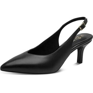MARCO TOZZI Damen Pumps weiches Feel Me Fußbett Leder weiches Innenfutter Spitz, schwarz (Black), 41 EU MARCO TOZZI Damen Pumps weiches Feel Me Fußbett Leder weiches Innenfutter Spitz, schwarz (Black), 41 EU