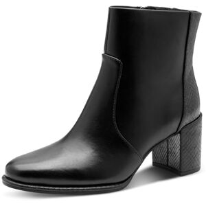 MARCO TOZZI Damen Stiefeletten mit Blockabsatz Elegant, Schwarz (Black Comb), 39 EU MARCO TOZZI Damen Stiefeletten mit Blockabsatz Elegant, Schwarz (Black Comb), 39 EU