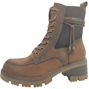 Rieker Damen Schnürstiefel 92032-24, Braun,38 EU Rieker Damen Schnürstiefel 92032-24, Braun,38 EU