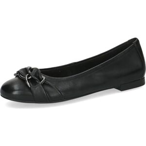 CAPRICE Damen Ballerinas aus Leder, Schwarz (Black SOFTNAP.), 38 CAPRICE Damen Ballerinas aus Leder, Schwarz (Black SOFTNAP.), 38