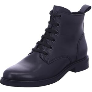 MARCO TOZZI Damen Stiefeletten zum Schnüren aus Leder mit Reißverschluss, Schwarz (Black), 39 EU MARCO TOZZI Damen Stiefeletten zum Schnüren aus Leder mit Reißverschluss, Schwarz (Black), 39 EU