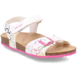 Geox Mädchen J Adriel Girl C Sandalen, C0653 White Multicolor, 34 EU Geox Mädchen J Adriel Girl C Sandalen, C0653 White Multicolor, 34 EU