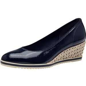 Tamaris Pumps Damen Vegan Keilabsatz blau,EU 36 Tamaris Pumps Damen Vegan Keilabsatz blau,EU 36