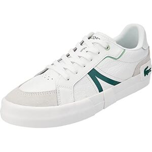 Lacoste L004 0722 2 CMA Sneaker, Wht Grn, 42 EU Lacoste L004 0722 2 CMA Sneaker, Wht Grn, 42 EU