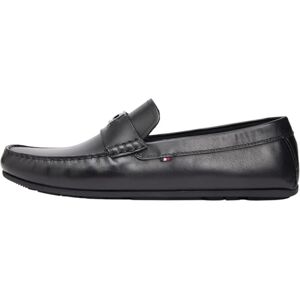 Tommy Hilfiger Herren Driver Schuh Hardware aus Leder, Schwarz (Black), 42 Tommy Hilfiger Herren Driver Schuh Hardware aus Leder, Schwarz (Black), 42