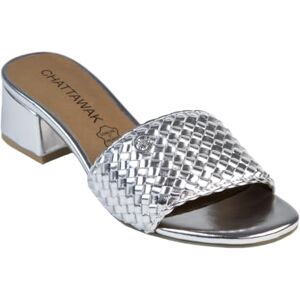 CHATTAWAK Damen 18HJULIAARGENT39 Sandale mit Absatz, Silber, 39 EU, silber, 39 EU CHATTAWAK Damen 18HJULIAARGENT39 Sandale mit Absatz, Silber, 39 EU, silber, 39 EU