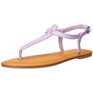Amazon Essentials Damen Lässige Zehenstegsandale mit Knöchelriemen, Lavendel, 41 EU Weit Amazon Essentials Damen Lässige Zehenstegsandale mit Knöchelriemen, Lavendel, 41 EU Weit