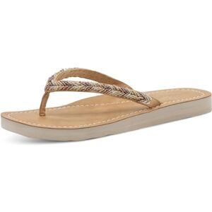 Tamaris Pantolette Damen Flach metallic,EU 36 Tamaris Pantolette Damen Flach metallic,EU 36