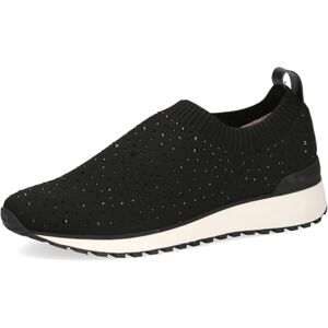 CAPRICE Damen Slip On Sneaker ohne Schnüren zum Schlupfen, Schwarz (Black Knit), 37 EU CAPRICE Damen Slip On Sneaker ohne Schnüren zum Schlupfen, Schwarz (Black Knit), 37 EU