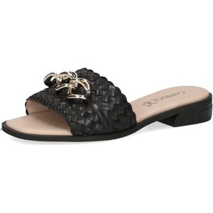CAPRICE Damen Pantoletten aus Leder mit Fußbett, Schwarz (Black Nappa), 39 EU CAPRICE Damen Pantoletten aus Leder mit Fußbett, Schwarz (Black Nappa), 39 EU