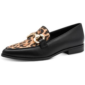MARCO TOZZI Damen 2-24216-45 Slipper, Black/Leo, 39 EU MARCO TOZZI Damen 2-24216-45 Slipper, Black/Leo, 39 EU