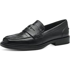 Tamaris Damen Slipper Leder; Black Croco/schwarz; 39 EU Tamaris Damen Slipper Leder; Black Croco/schwarz; 39 EU
