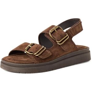 Tamaris Damen Sandalette mit Keilabsatz, braun, 40 EU Tamaris Damen Sandalette mit Keilabsatz, braun, 40 EU