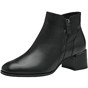 Tamaris Damen Boots mit Absatz Leder; BLACK/schwarz; 37 EU Tamaris Damen Boots mit Absatz Leder; BLACK/schwarz; 37 EU