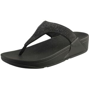Fitflop Women's Lulu Wedge Sandal, All Black, 4 UK Fitflop Women's Lulu Wedge Sandal, All Black, 4 UK