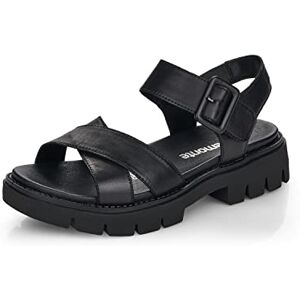 Remonte Damen Klassische Sandalen D7950, Frauen Sandalen,Strandschuhe,Sandaletten,bequem,Sommerschuhe,Freizeitschuhe,offene,schwarz,37 EU / 4 UK Remonte Damen Klassische Sandalen D7950, Frauen Sandalen,Strandschuhe,Sandaletten,bequem,Sommerschuhe,Freizeitschuhe,offene,schwarz,37 EU / 4 UK