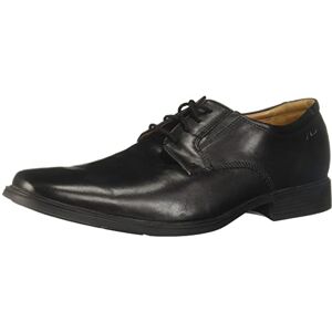 Clarks Tilden Plain Mens Black Leather, 7 Clarks Tilden Plain Mens Black Leather, 7