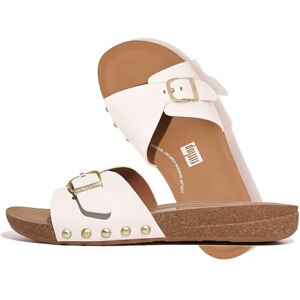 Fitflop Iqushion Sandalen mit verstellbarer Schnalle, weiß, 40 EU Fitflop Iqushion Sandalen mit verstellbarer Schnalle, weiß, 40 EU