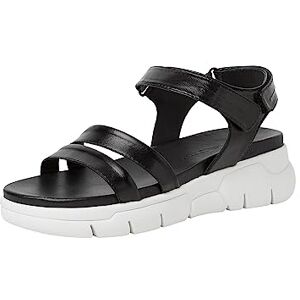 MARCO TOZZI Damen Sandale, Keilabsatz, weiches FEEL ME Fußbett, aus hochwertigem Leder, ideal für Business und Freizeit MARCO TOZZI Damen Sandale, Keilabsatz, weiches FEEL ME Fußbett, aus hochwertigem Leder, ideal für Business und Freizeit