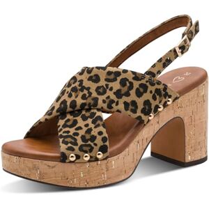MARCO TOZZI Damen Sandale weiches Feel Me Fußbett Vegan weiches Innenfutter Schick, braun (LEO BROWN), 38 EU MARCO TOZZI Damen Sandale weiches Feel Me Fußbett Vegan weiches Innenfutter Schick, braun (LEO BROWN), 38 EU
